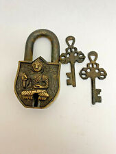 Buddha Monastery Tibetan Temple Padlock Lock and Key  picture