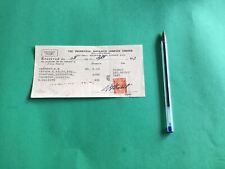 Prudential Assurance Company Ltd 1947 stamped  renewal receipt R37430 picture