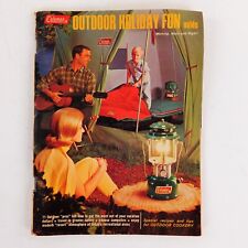 Vintage Coleman Camping Guide Holiday Fun Safety  Recipes Cooking Tips 1967 picture