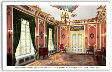 FRENCH ROOM THE PARK CENTRAL NEW YORK CITY  NEW YORK WHITE BORDER KROPP POSTCARD picture