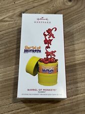 2019 Hallmark Keepsake~Barrel of Monkeys~Hasbro Christmas Ornament~New in Box picture