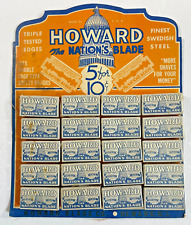 Vintage Howard's The Nation's Blade Department Store Counter Product Display picture