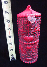 Vintage Red HADARBEIT WW 100 JAHRE Handmade WW 100 years Pillar CHRISTMAS CANDLE picture