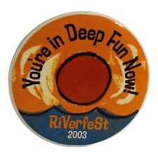 2003 Riverfest Arkansas Button Pin Pinback Souvenir picture
