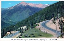 Red Mountain As Seen From Berthoud Pass HWY US 40 CO Chrome Vintage Postcard picture