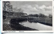 Germany Leipzig-Kleinzschoher 04229 - Elsterpartie sepia postcard from booklet picture