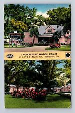 Thomasville GA-Georgia, Thomasville Motor Court Vintage c1957 Souvenir Postcard picture