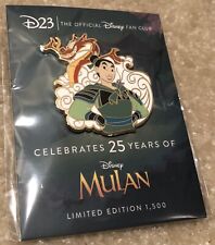 Disney D23 Celebrates 25 Years of Mulan Pin LE 1500 Mushu 25th Anniversary picture