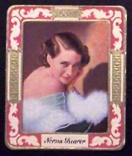 #289 Norma Shearer 1934 Garbaty Film Star Series 2 Embossed Cigarette Card picture