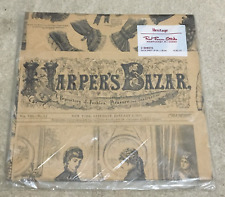 Repo Victorian Harper's Bazar Gift Wrap Papers, 2 Sheets, Made in Pawtucket, RI picture