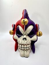 Adams Apple Creations Jester Skull Ashtray 2002 picture