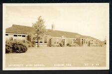 RPPC University High School Eugene Oregon Historic Vintage Postcard picture