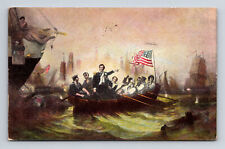 Commodore Perrys 1813 Battle of Lake Erie Postcard picture