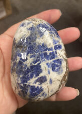 Semi-Polished Sodalite Approx 3” Tall (3.3x2.4x1.5”) Weight - 9oz or 254g picture