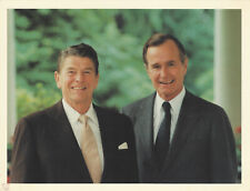 PHOTOGRAPH RONALD REAGAN GEORGE H.W. BUSH CREDIT TO MICHAEL EVANS OF WHITE HOUSE picture