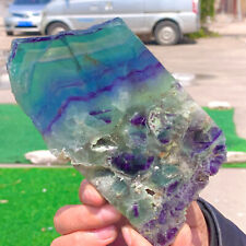478G Natural beautiful Rainbow Fluorite Crystal stone specimens picture