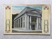J2668 Postcard Montgomery National Bank Montgomery WV West Virginia picture