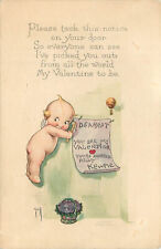 Gibson Art Postcard Rose O'Neill S/A Kewpie Valentines Day Greeting picture