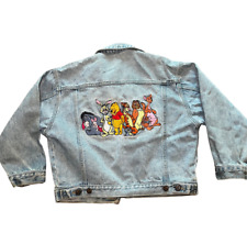 Vintage 1990s Kids Disney Store Denim Jacket Embroidered Size Medium picture
