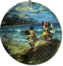 Disney Thomas Kinkade StarFire Prints Glass Ornament 3.5
