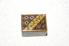 Japanese puzzle box, Yosegi secret puzzle mini 8 cm ( 3.1 inch) 12 steps USA picture