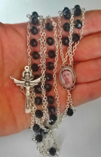 Ladder To Heaven ROSARY  Black CRYSTAL   Holy spirit picture