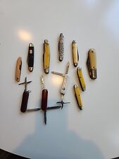 Pocket Knife Lot Users/Parts Or Repairs Cam. Imperial, Colonial And 3 Knock Offs picture