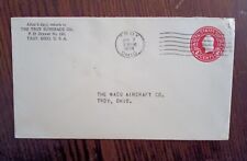 1934 Troy Sunshade Company Envelope, Waco Aircraft Company, Troy OH picture