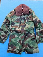 SERBIAN Yugoslavia Army M93 Camouflage Winter Jacket Parka size 5 picture