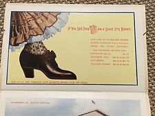 Vintage Advertising CRADDOCK-TERRY SHOES 1910s LYNCHBURG VA Postcard Folder picture