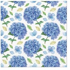 Two Individual Luncheons Decoupage Paper Napkins Spring Hydrangea Flower Floral picture