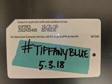 # TIFFANY BLUE 5.3.18 NYC MetroCard-Expired, Mint condition picture