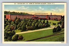 Elkin NC-North Carolina, Chatham MFG. CO. Blanket Manufacturer Vintage Postcard picture