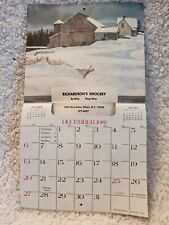 Vintage Richardson's Grocery Store Advertising Olean, NY 1981 Calendar picture