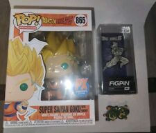 FiGPiN Dragon Ball Super - Goku #862 B&W ,Funko Goku 865, Shenron Pin Lot Bundle picture