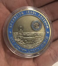 USS Abraham Lincoln Operation Iraqi Freedom Military Challenge Coin Encapsulated picture