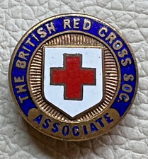 THE BRITISH RED CROSS SOCIETY ASSOCIATE VINTAGE PIN BADGE J.R. GAUNT picture