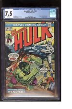 Incredible Hulk 180 CGC 7.5 1st Appearance Wolverine in Cameo Trimpe Cover 1974 picture