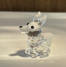 Swarovski Crystal Miniature Fox Sitting With Frosted Nose & Tail W/Org Box picture