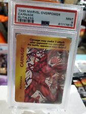 1995 Marvel Overpower Carnage Climb Gem Mint PSA 9 Pop 2 only 1 higher  picture