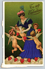 c1960s Valentine Cupid Defcor Vintage Postcard picture