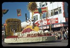 Pasadena Parade Pretty Women Float 35mm Slide 1950s Red Border Kodachrome picture