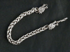 Tibetan Silver Hand Made *2Dragons* Amulet Bracelet picture