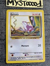 Pokemon Card Rattata 61/102 French Wizards Base Set EXC picture