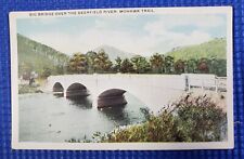 Vintage BIG BRIDGE OVER THE DEERFIELD RIVER MOHAWK TRAIL Massachusetts Postcard picture