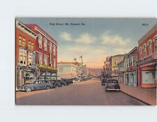 Postcard Oak Street Mt. Carmel Pennsylvania USA picture