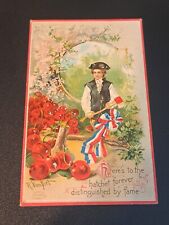 1909 Patriot Postcard Vintage  picture