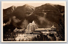 Vintage Postcard Real Photo C1905 Banff Springs Hotel Alberta Canada RPPC picture