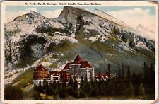 c1930s CPR Banff SPrings Hotel Canadian Rockies Antique Vintage Postcard K12 picture
