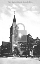 First Baptist Church Corinth Mississippi MS Reprint Postcard picture